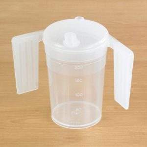 Clear Feeding Cup with handles