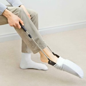 Telescopic Stocking and Sock Aid
