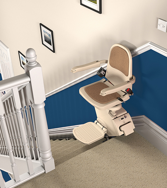 stair lift blue